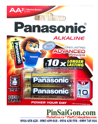 Panasonic LR6T/2B; Pin AA 1.5v Alkaline Panasonic LR6T/2B Advanced Power _Made in Thailand | Vỉ 2viên